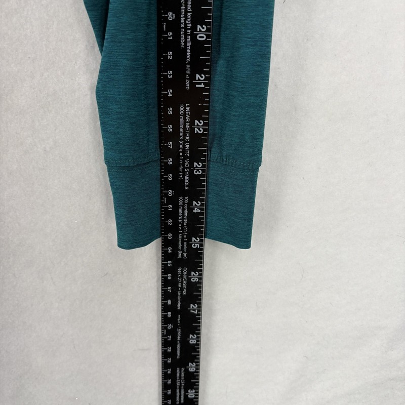 Straight Down Pullover Mens Medium Green Quarter Zip Stretch Performance Golf gallery