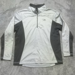 North Face Pullover Men’s XL Gray Tech Glacier 1/4 Zip Outdoor Hiking NF00CP4A