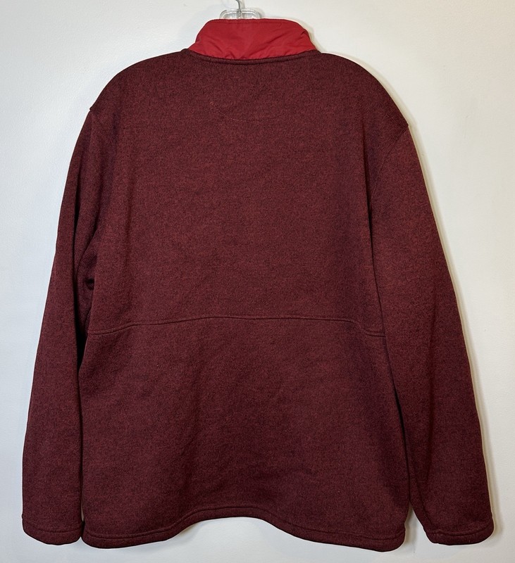 Reel Life Fisherman Barrel Curl Sherpa Quarter Zip Long Sleeve Pullover Large. gallery