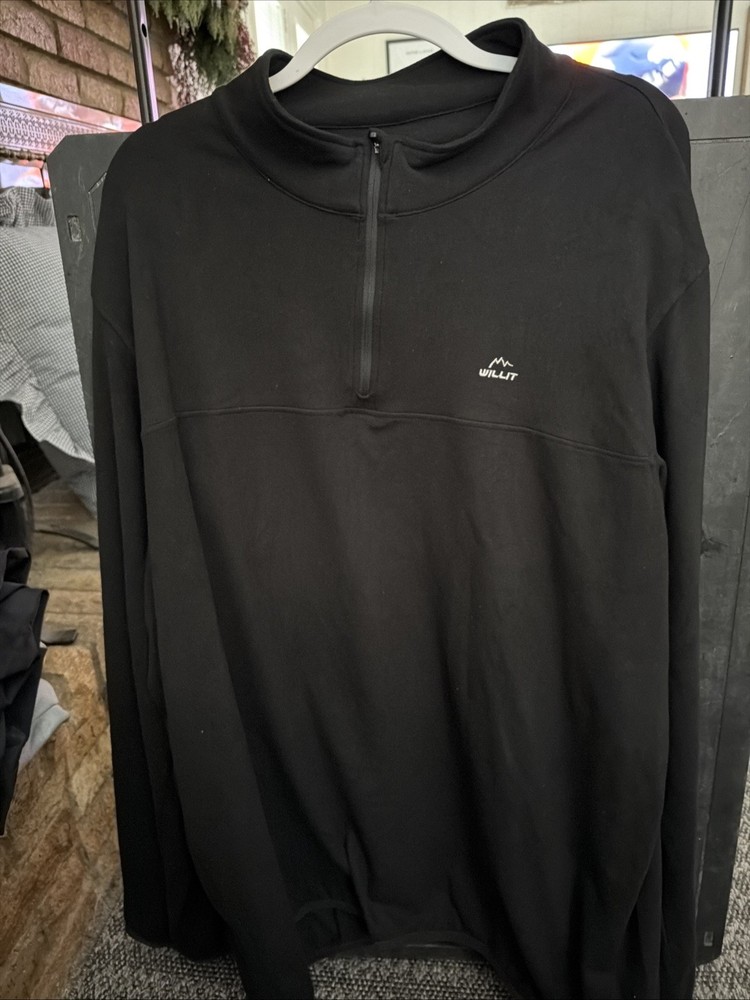Willit Men's UPF 50+ Sun Protection Pullover 1/4 Zip Size 3XL