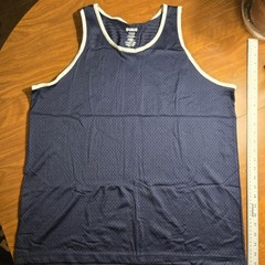 SUNA Men’s BLK XXL Tank Top Sleeveless Shirt