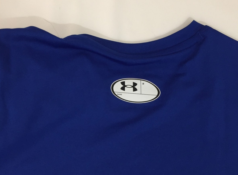 Under Armour 1361518 UA HeatGear Blue Compression T-Shirt Short Sleeve Tee Sz M gallery