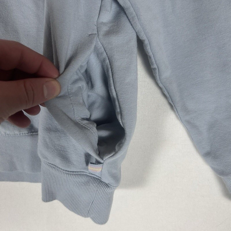 FILA Mens Classic Sweatshirt Size Large Blue Long Sleeve Pullover Pockets Casual gallery