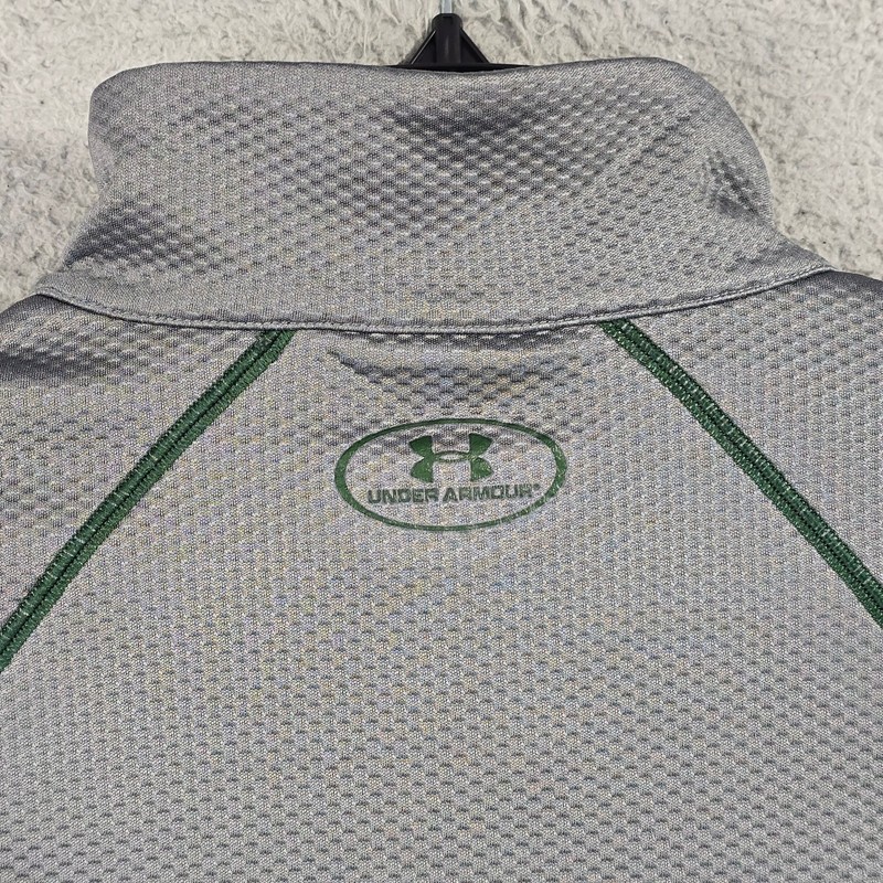 Under Armour Michigan State 1/4 Zip Fleece Mens Small Green MSU Spartans NWT gallery