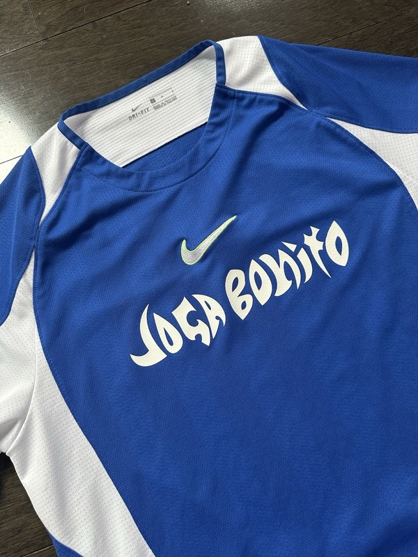 Nike FC Joga Bonito TV Soccer Futbol Jersey Kit Blue White CZ0993-480 Men Large gallery