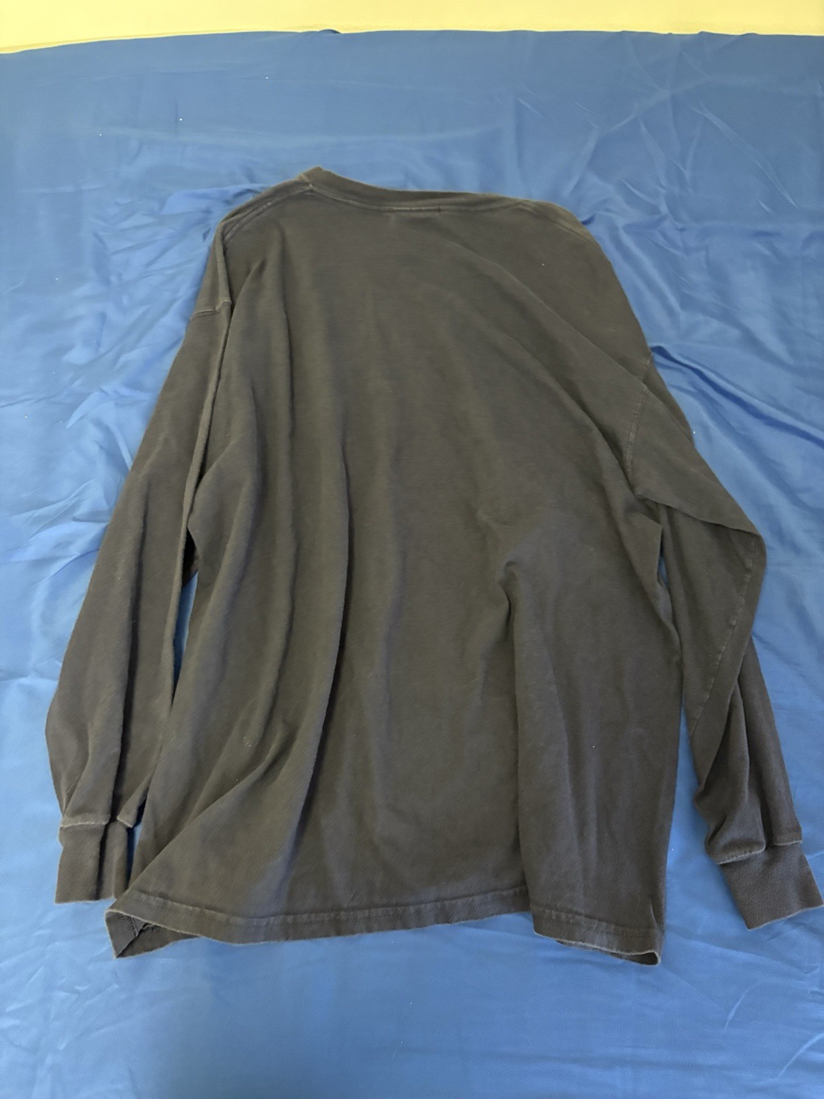 VTG Russell Athletic Pro Cotton Longsleeve Shirt Mens Size XL Blue Blank 90s gallery