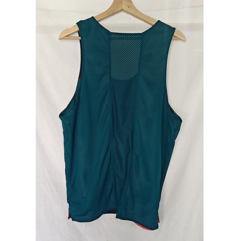 Nike Dry Reversible Tank Color Block Running CJ4744-379 Pink Teal est. XL gallery