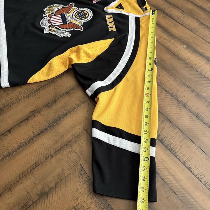 Rapid Dominance U.S. ARMY Black And Yellow Polyester Mesh Jersey Large gallery