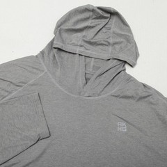 Duluth Trading AKHG Alaskan Hardgear Tun-Dry Hooded Shirt Mens 3XL Gray Hiking