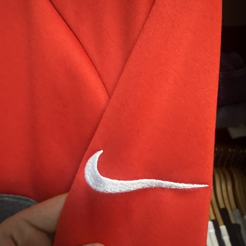 Nike Golf 1/4 Zip Pullover Men’s XLarge Long Sleeve Red and Gray gallery