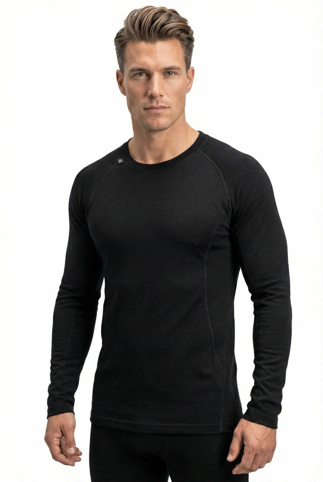 ULVANG Merino Wool Blend Mens Base Layer Thermo Top Activewear/Ski size XL gallery