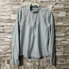 Under Armour 1/4 Zip Mens Sz XL Gray Fitted Heatgear Run Performance Wear Acme
