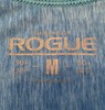 Rogue Fitness Tec Tank Top Size M Blue 30+UPF Workout Mens Performance Beach gallery