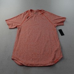 Legends Enzo Tee Shirt Mens Medium Orange Performance Muscle Gym Stretch