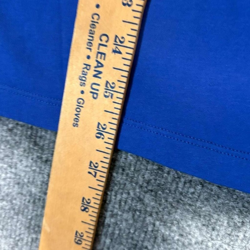 Nike Dri-Fit Running Tee Mens M Blue “There Is No Finish Line” Retro Shirt gallery