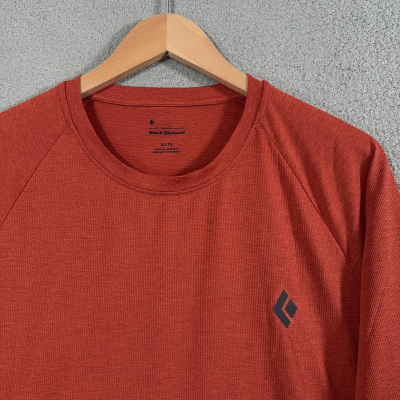 Black Diamond Lightwire LS Tech Tee Shirt Mens XL Orange Long Sleeve Hiking gallery