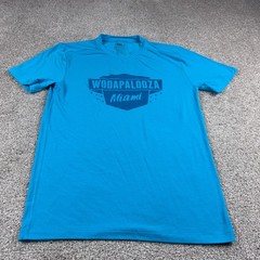 Nobull Shirt Mens Medium Blue Training Performance Gym Weight Lifting Stretch