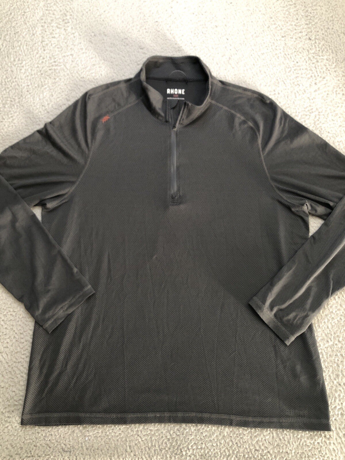 Rhone Shirt Mens Large Gray Performance Exercise Running Lightweight Wicking gallery