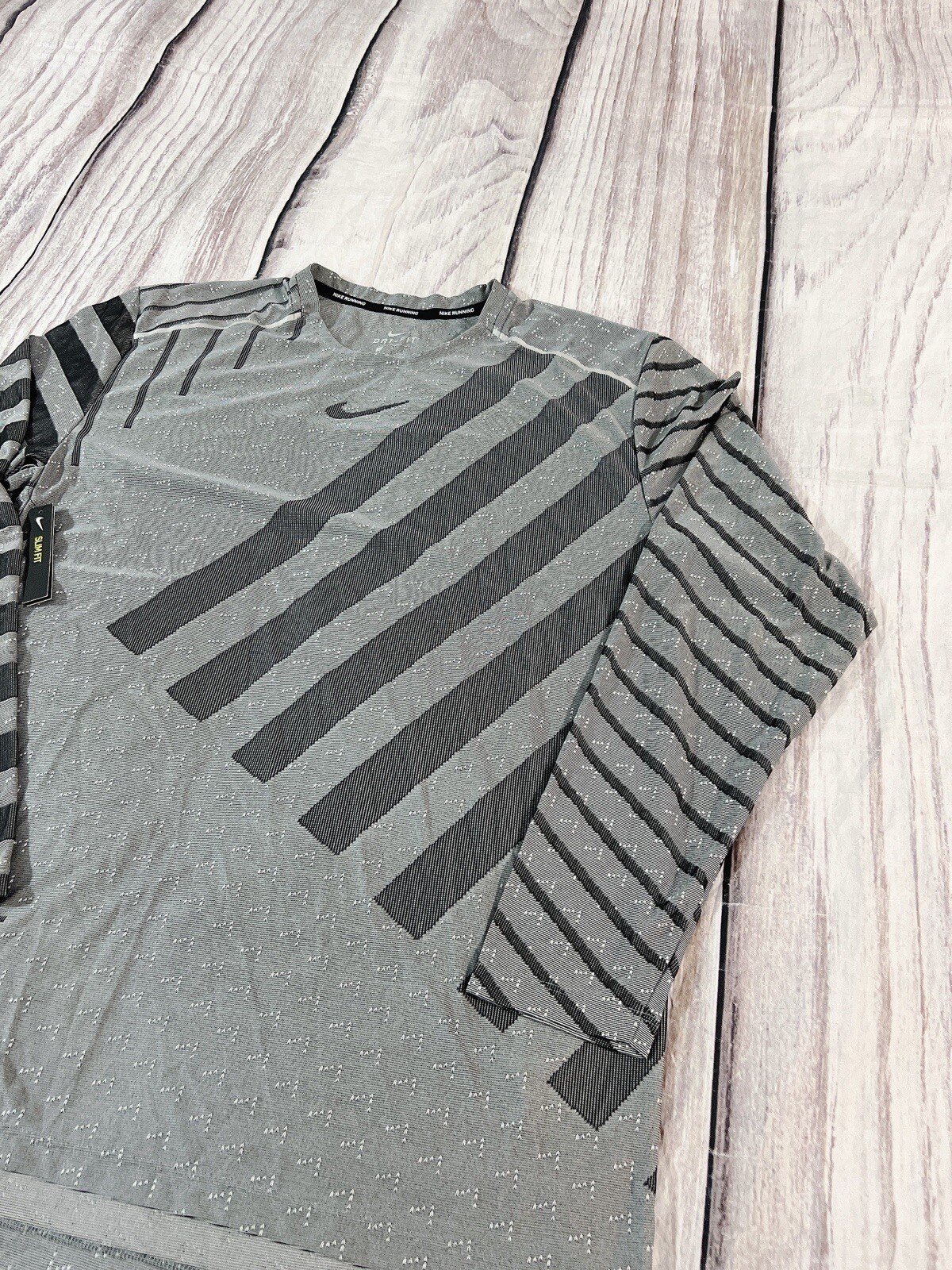 $80 Nike Golf Tour Performance Dri-Fit Men’s Shirt Gray BV5392-097 Sz Large (N) gallery