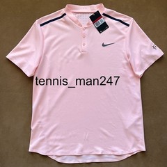 Nike Roger Federer RF 2017 Canada Henley Polo Tennis Shirt Vapor Rafa Nadal