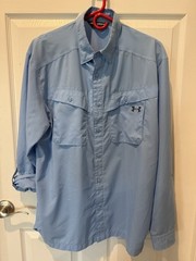 Under Armour Drift Tide 2.0 Performance Men’s Shirt Carolina Blue Size Medium