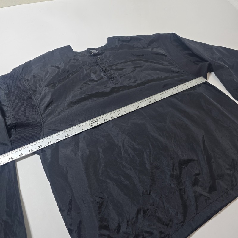 Easton Baseball Mens Team Collection Black Pullover Windbreaker Sz XL gallery
