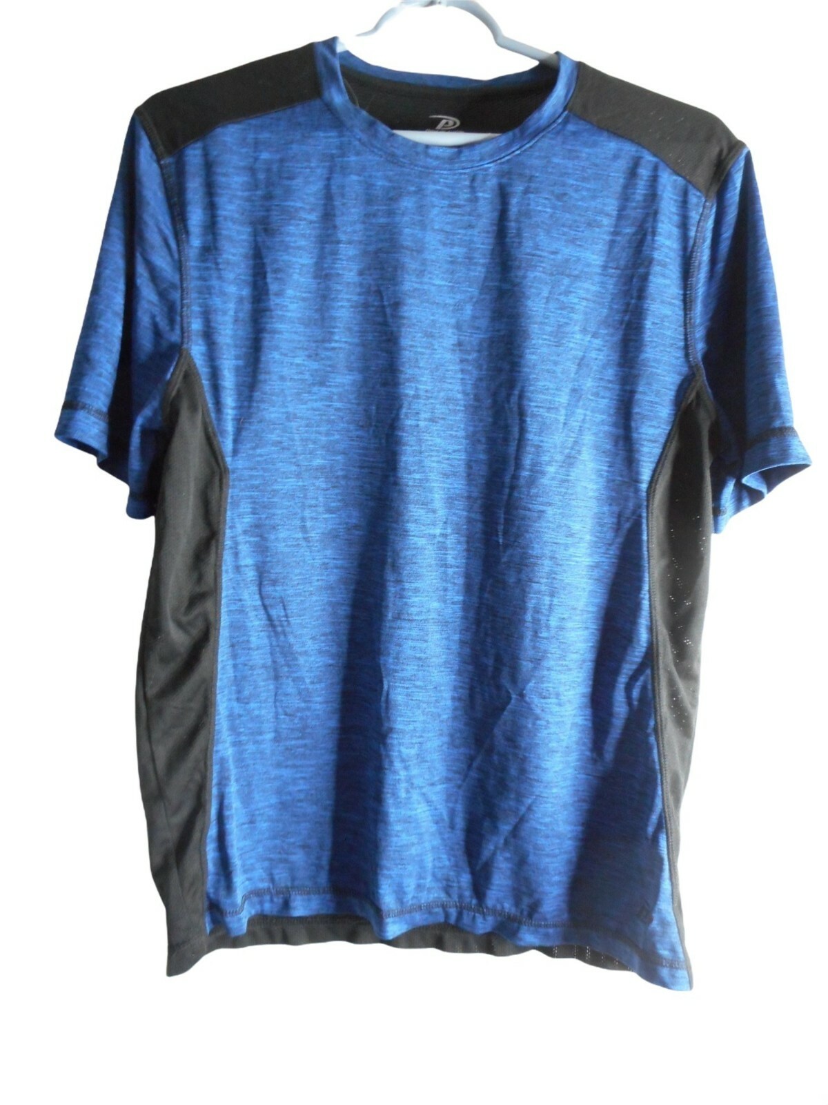 Black / Blue Mens Sz M T shirt mesh back Pro Player gallery
