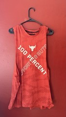 Under Armour Project Rock “100 Percent” Graphic Tank Top – XL Loose