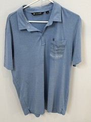Harbor Town Golf Links HHI Travis Mathew Men’s Polo XL Large Light Blue