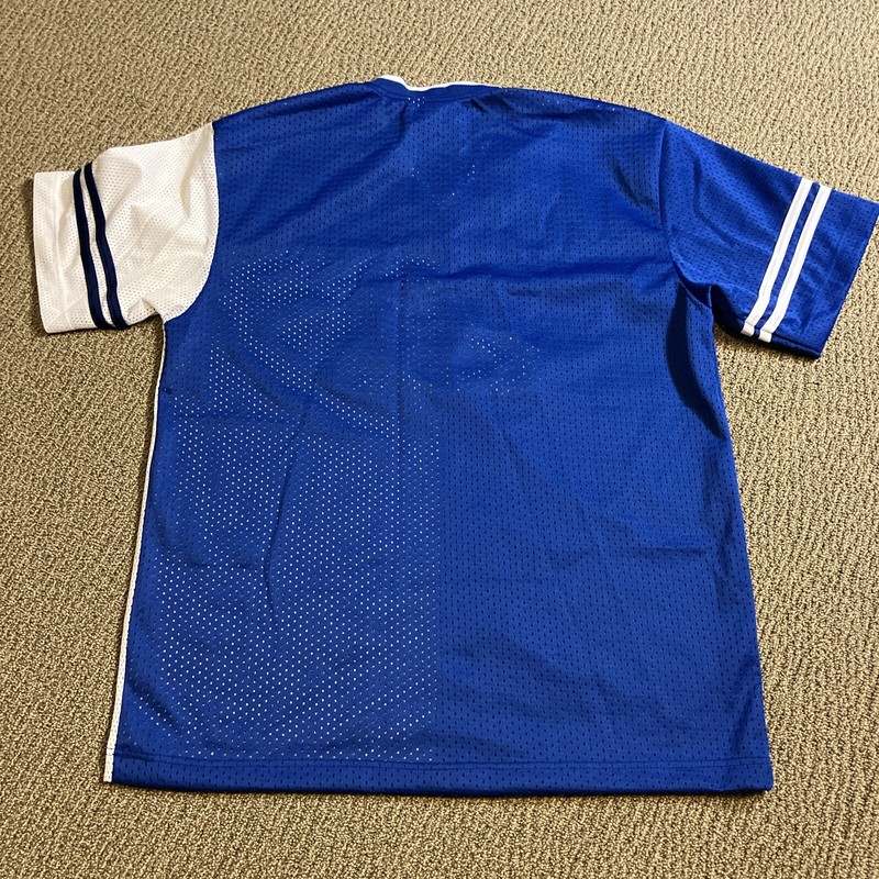 RARE Vintage 50 Cent Blue White Jersey LARGE gallery