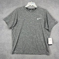 Nike Swim Dri-Fit Shirt UPF 40+ Men’s XL Gray Training Sports NESSA589-001