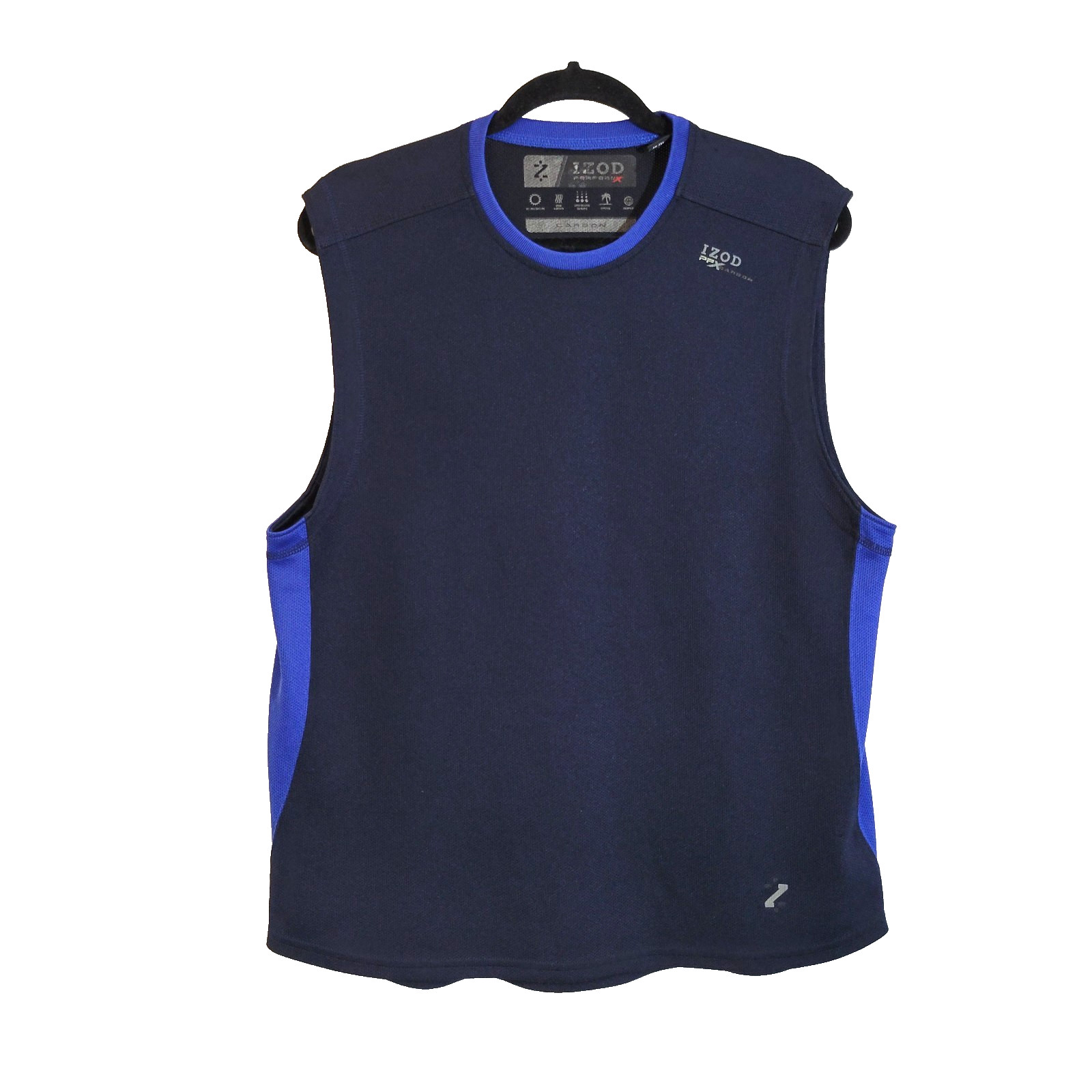 IZOD XFG Men’s M Sleeveless Athletic Shirt Navy Blue Performance Gym gallery