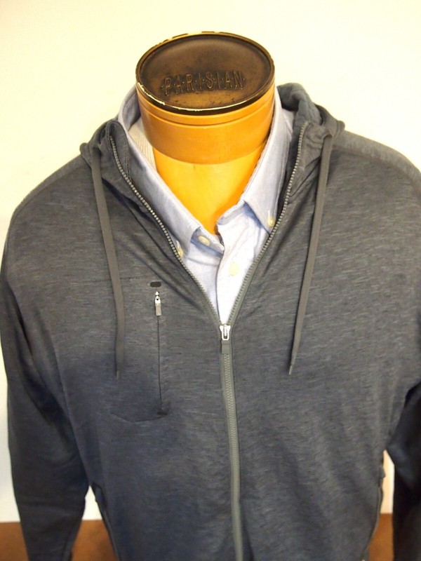Peter Millar Eclipse Active Performance Fabric Hoodie NWT XXL $178 Iron Grey gallery
