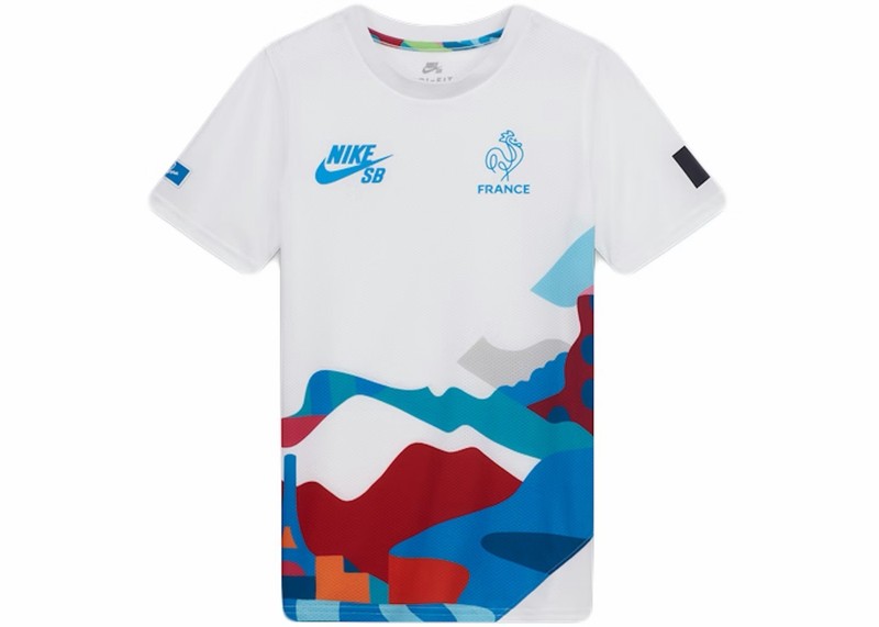 Nike SB x Parra France Jersey Tokyo Olympics Men's Size L Adult CT6146-100 gallery