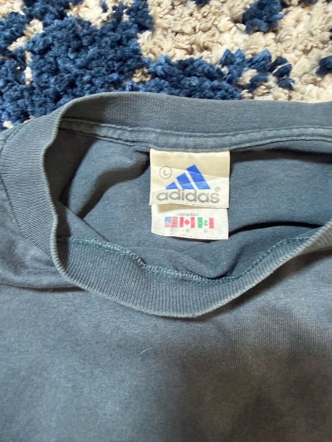 Vintage 90s Adidas Embroidered Equipment Logo Long Sleeve T-Shirt gallery