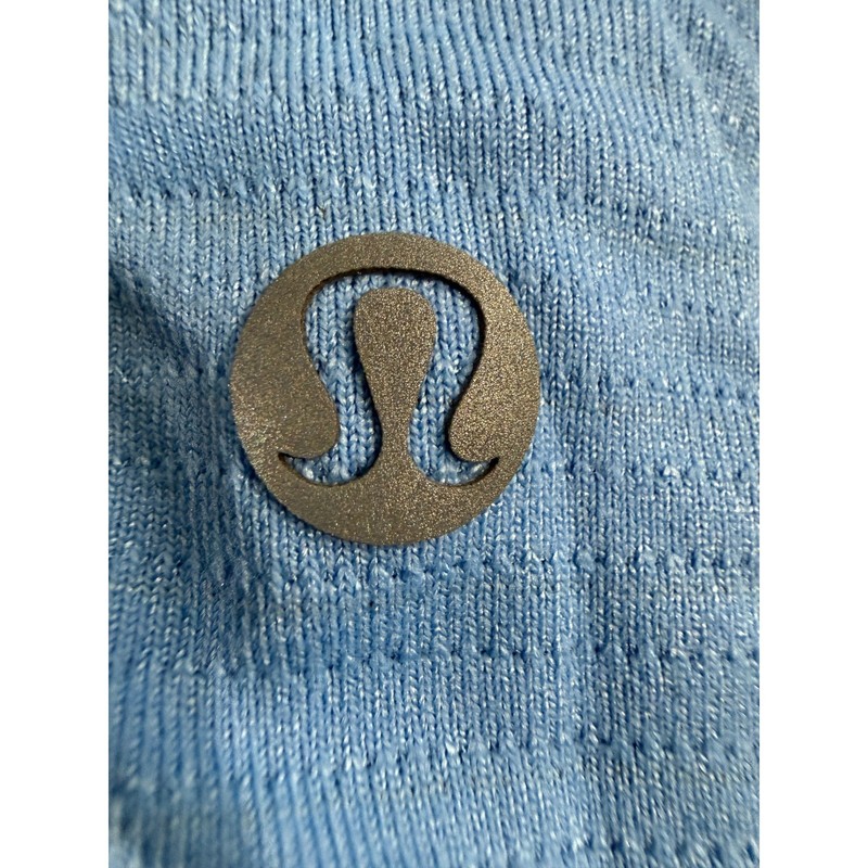 Lululemon Mens Metal Vent Tech Short Sleeve Shirt Blue Crew Neck Workout Top gallery