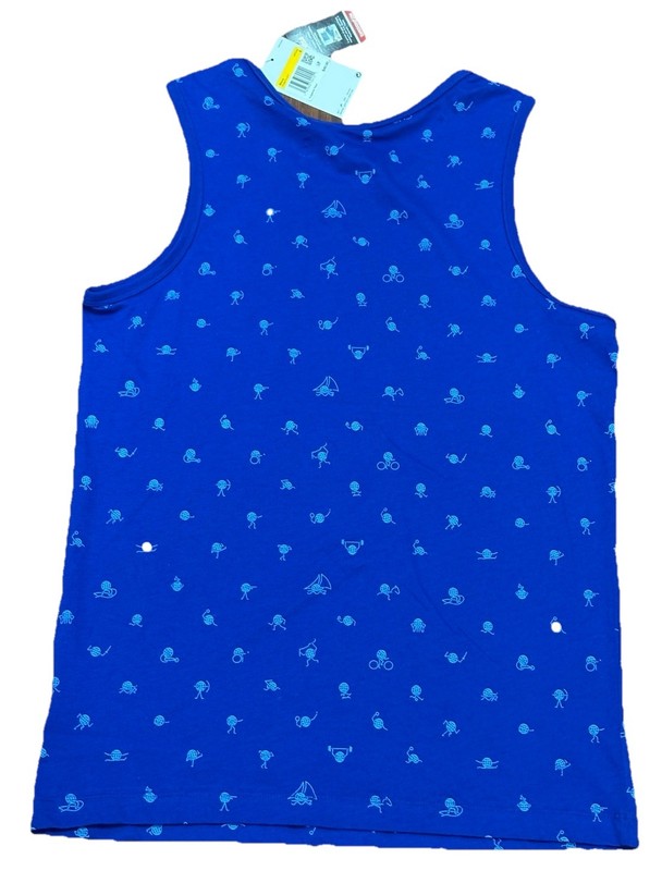 Nike USA Team Club Tank Top Men's Small Blue All Over Print FN0879-417 New Tags gallery