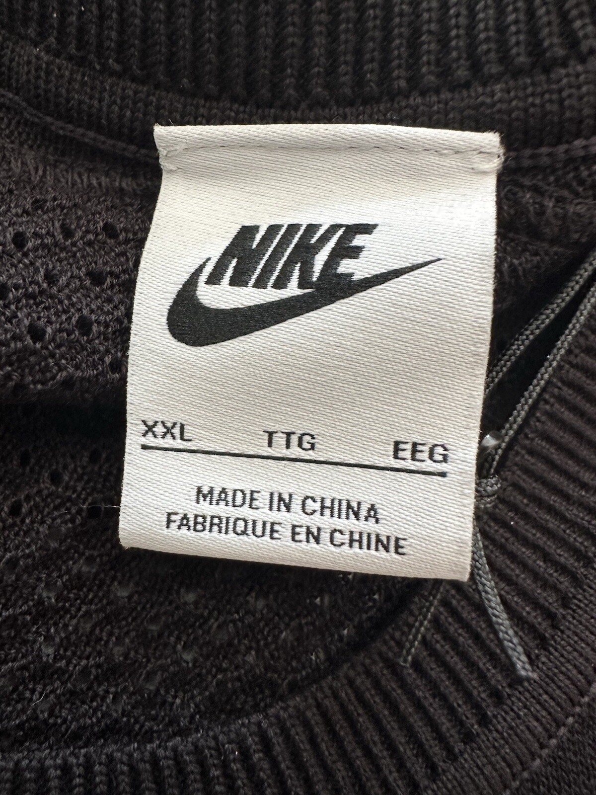Size XXL - Nike x Stussy Long Sleeve Knit Jersey Black SS24 BRAND NEW gallery