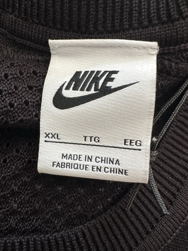 Size XXL - Nike x Stussy Long Sleeve Knit Jersey Black SS24 BRAND NEW gallery