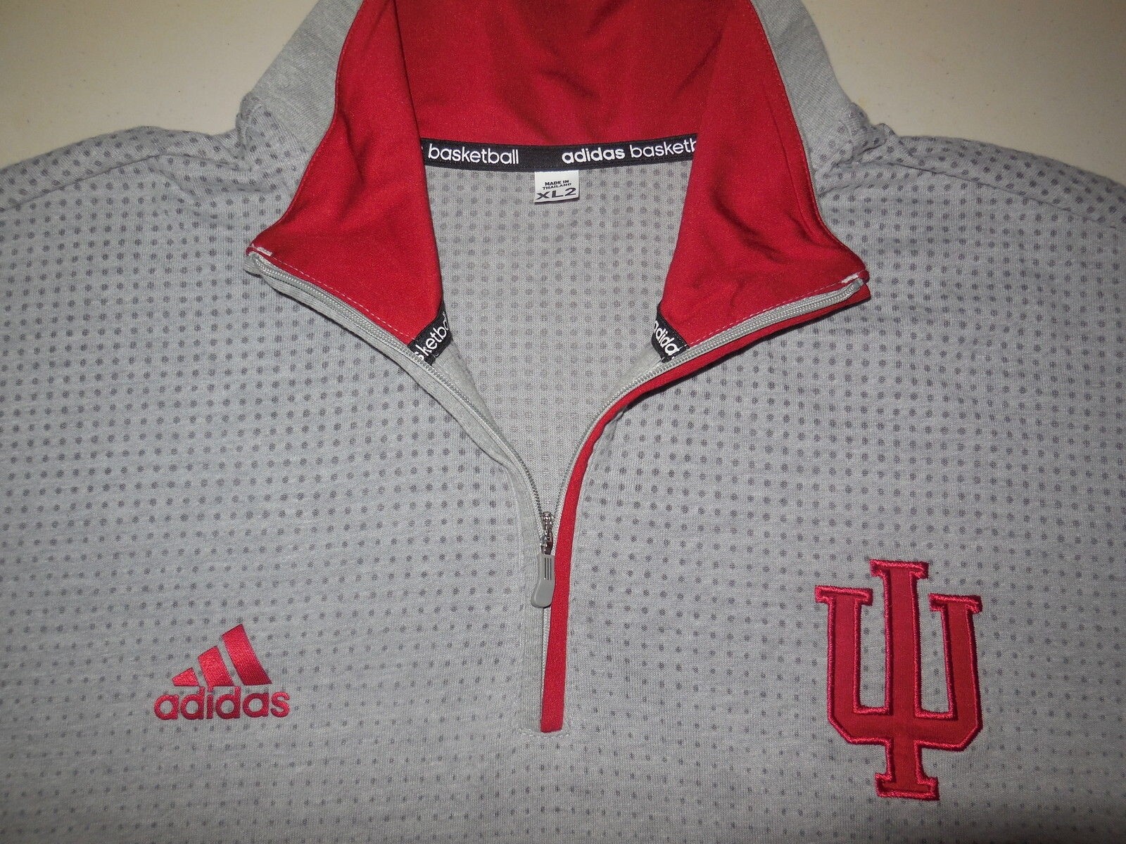 Adidas Indiana Hoosiers Basketball Long Sleeve Training Shirt NEW Authentic XL gallery