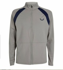Castore Performance Golf Jacket Slick Stylish Look Grey/ Blue Mens Size XL