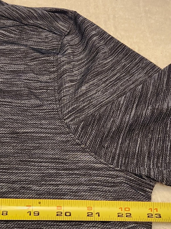 JOHNNIE-O Performance 1/4 Zip Pullover Gray Heathered Large Grand Geneva gallery