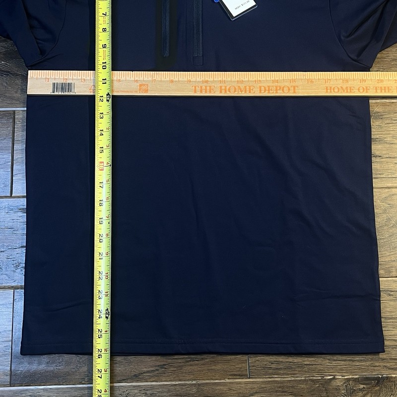 RLX Ralph Lauren Luxury Performance Jersey 1/4 Zip Pullover Blue Small New $125 gallery