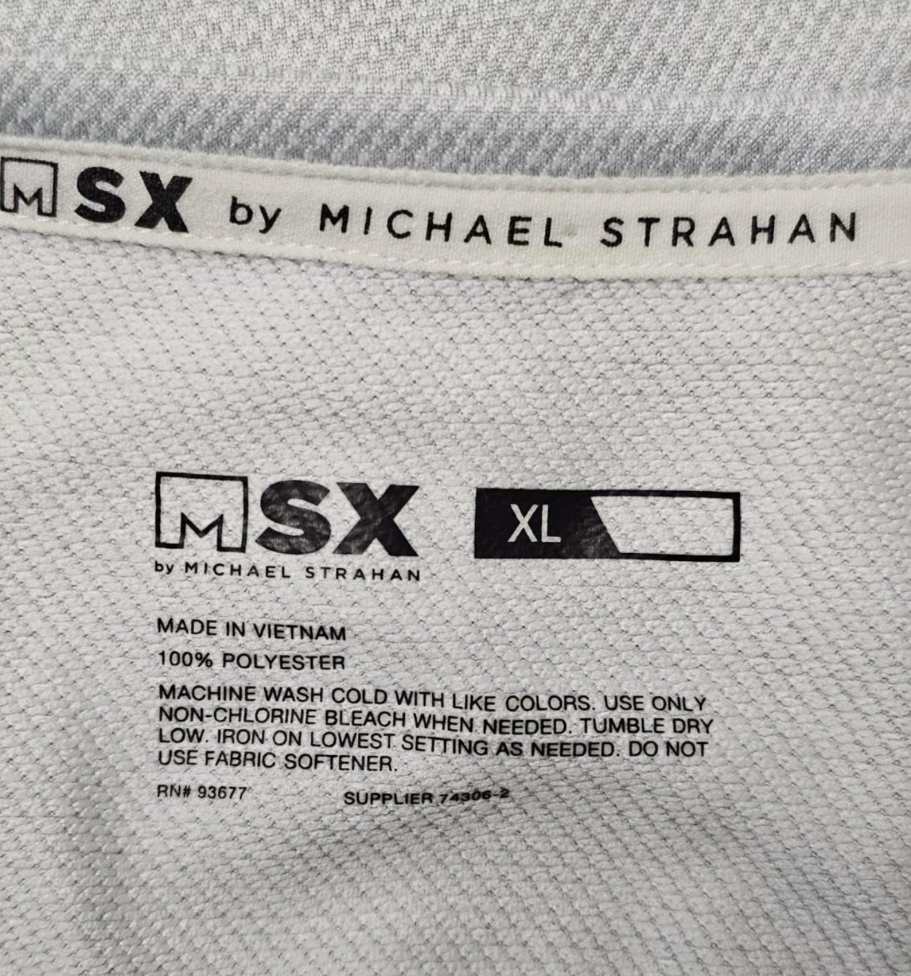 MSX by Michael Strahan 100% Polyester Long Sleeve Shirt Size XL gallery