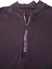 GREYSON 1/4 ZIP Mock Neck Nylon/Poly/Spandex XL Black Top DALLAS COWBOYS LOGO
