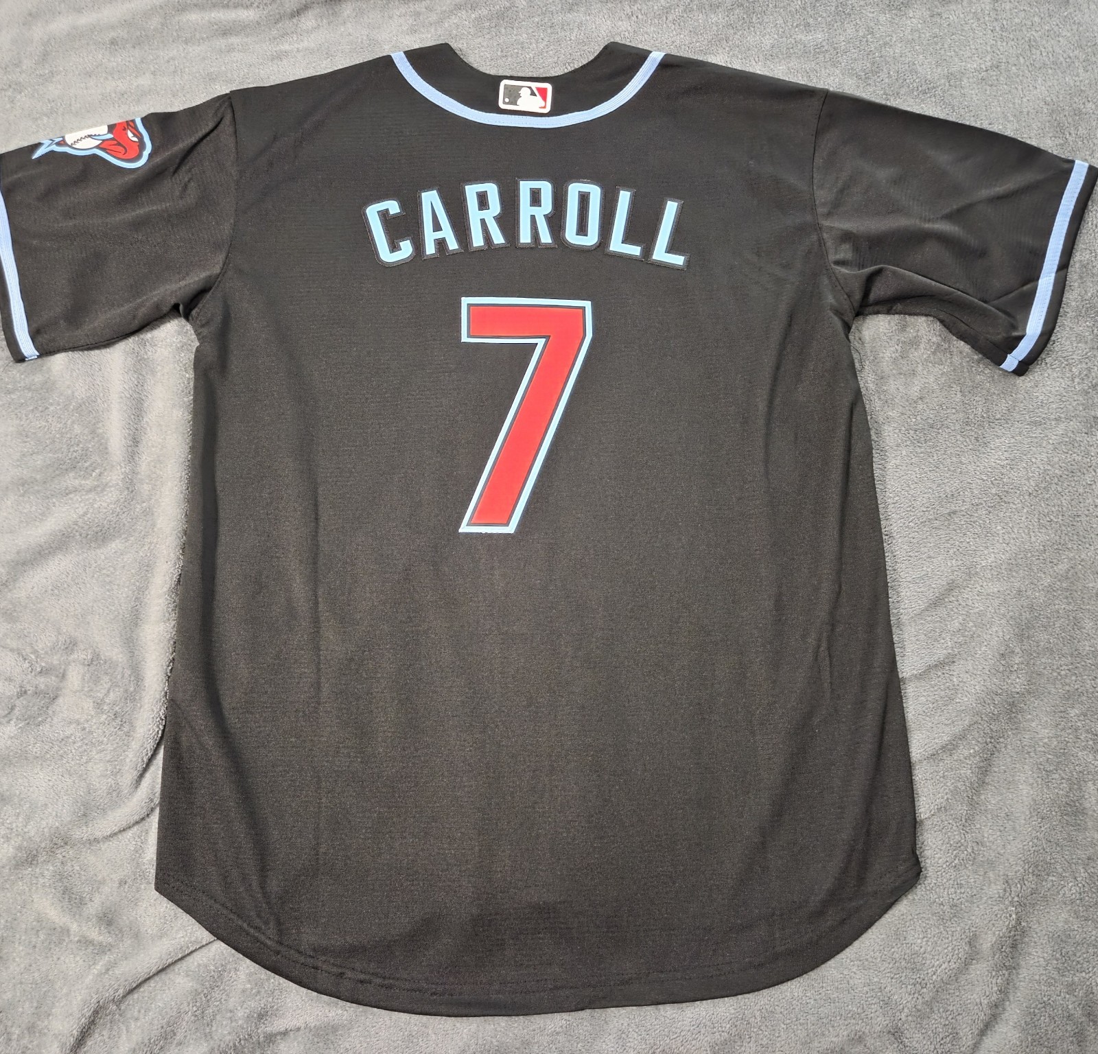 Fast Free Shipping! Large Corbin Carroll Arizona Diamondbacks Stitched Jersey 7 gallery