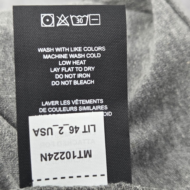 CUTS The Friday Projects Short Sleeve Trim Fit T Shirt Mens Medium Gray NWOT gallery