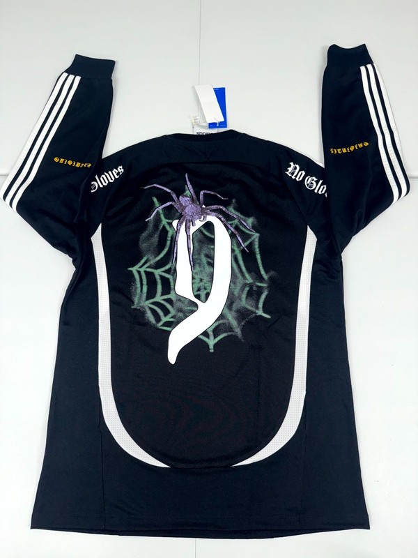 Adidas Originals Spiders Goalkeeper Loose Tee Men's Medium Black JW0201 gallery