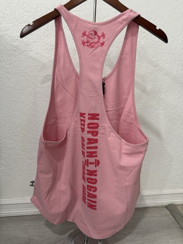 Muscle Dog Singlet Tank Top Vest Bodybuilding Gold's Gym Stringer Shirt S: LARGE gallery