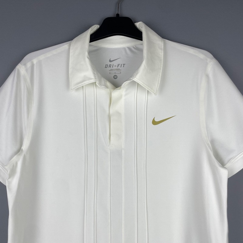 Nike Roger Federer Polo Shirt Wimbledon 2010 Men Tennis RF Size M gallery